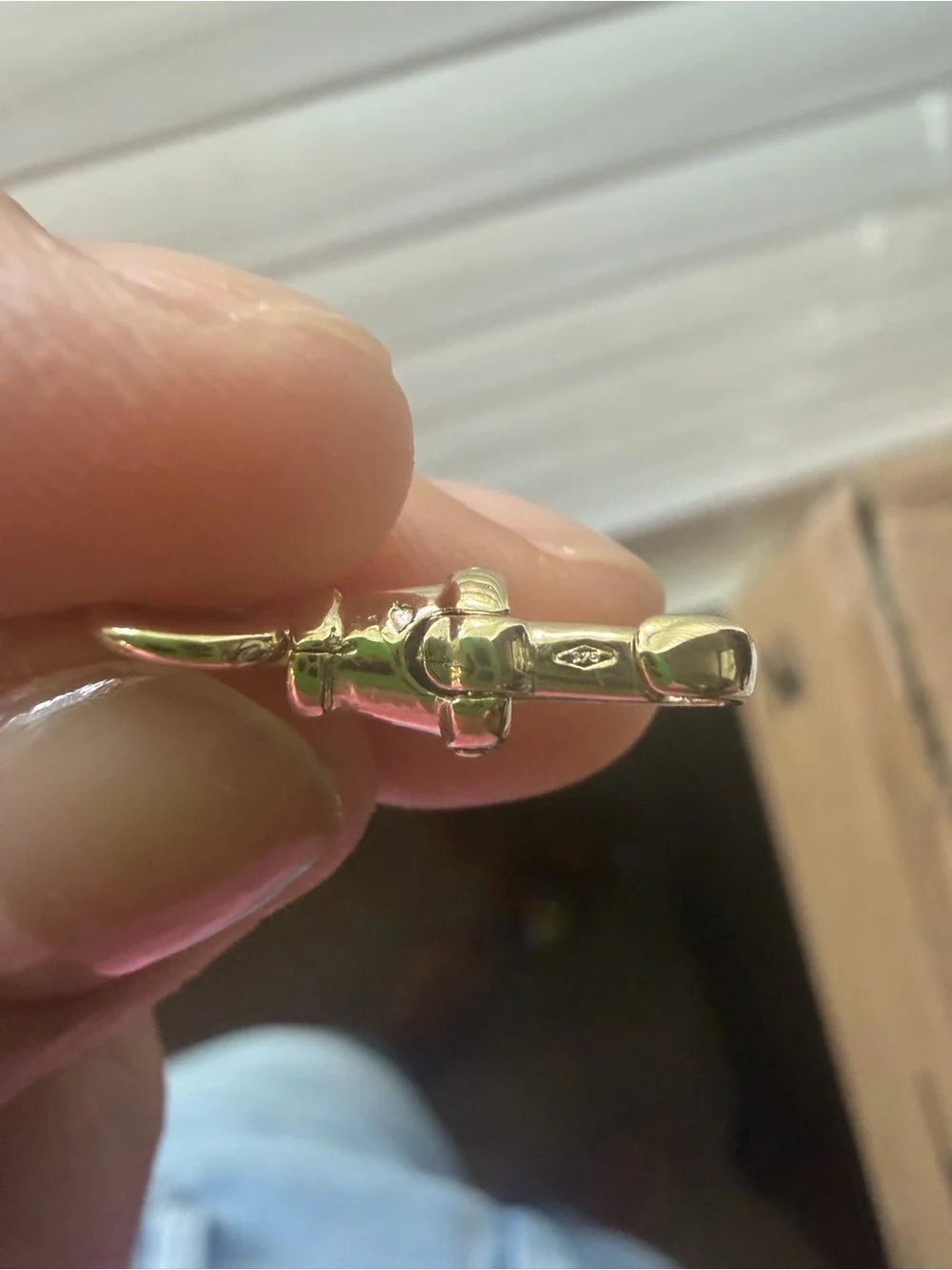 9k gold swivel dog clip - Picture 2 of 3